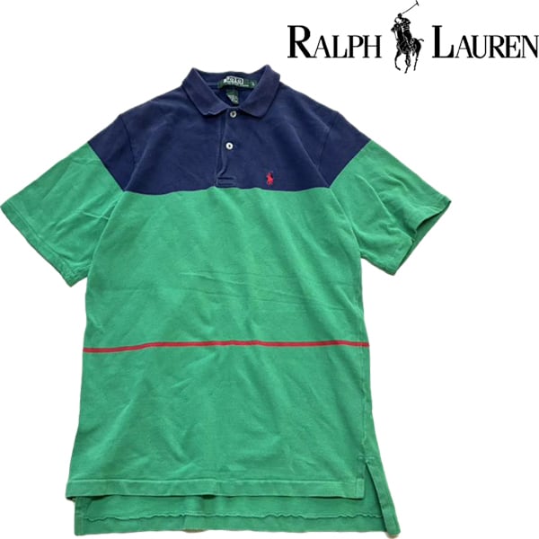 1点物◇ラルフローレンPOLOボーイズLポロシャツ古着メンズSレディース