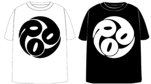 ROA logo T-SHIRTS (BLACK/WHITE)