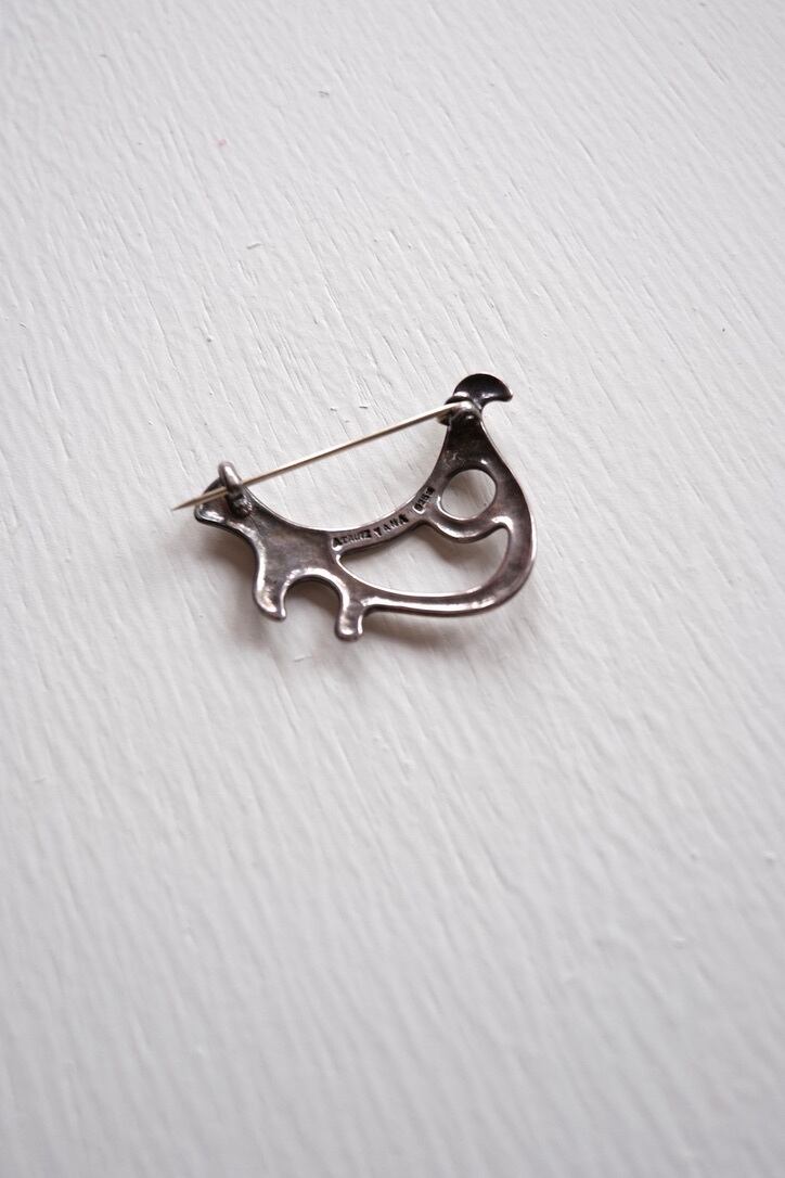 Bird silver brooch | QUARTER PAST FIVE