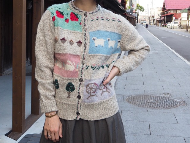 AMERICA 1980’s Eddie Bauer knit cardigan