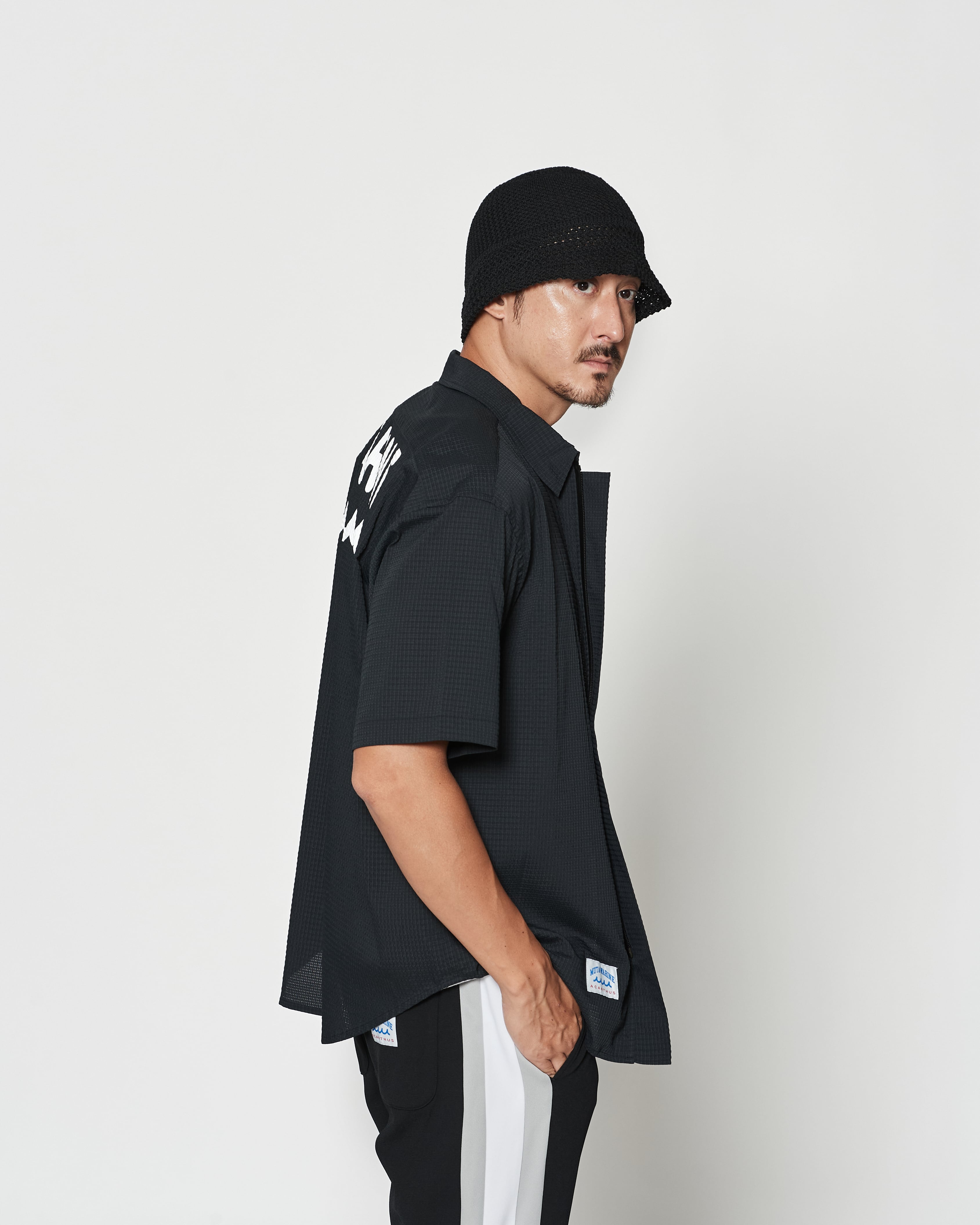 muta MARINE × ACANTHUS ジップアップ 半袖シャツ | ACANTHUS ONLINE STORE