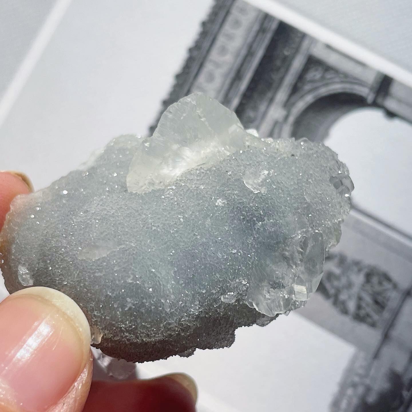 Fluorite with Calcite