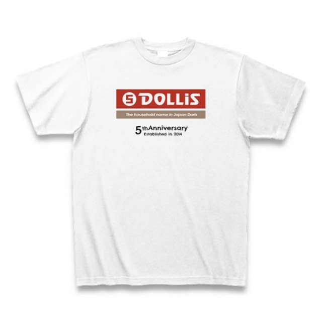 DOLLiS 5周年記念Tシャツ（赤）