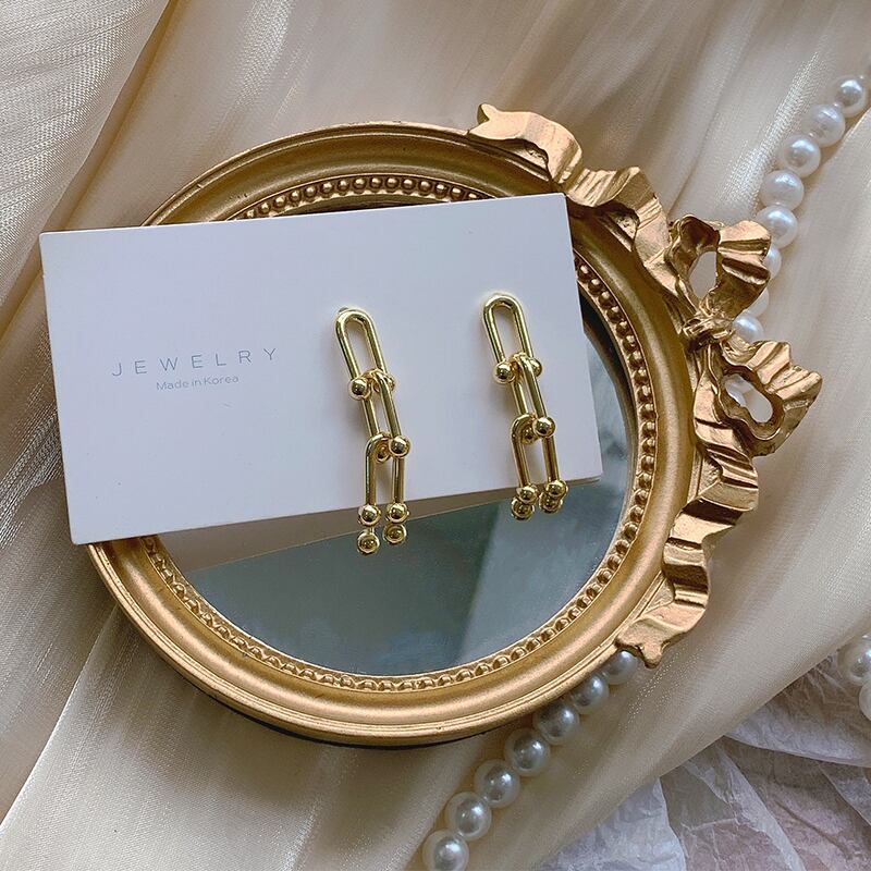 スタイルイヤリング レッドロングレディース 指輪 ヨーロピアン ブラック・アイド・ピーズ49432640749