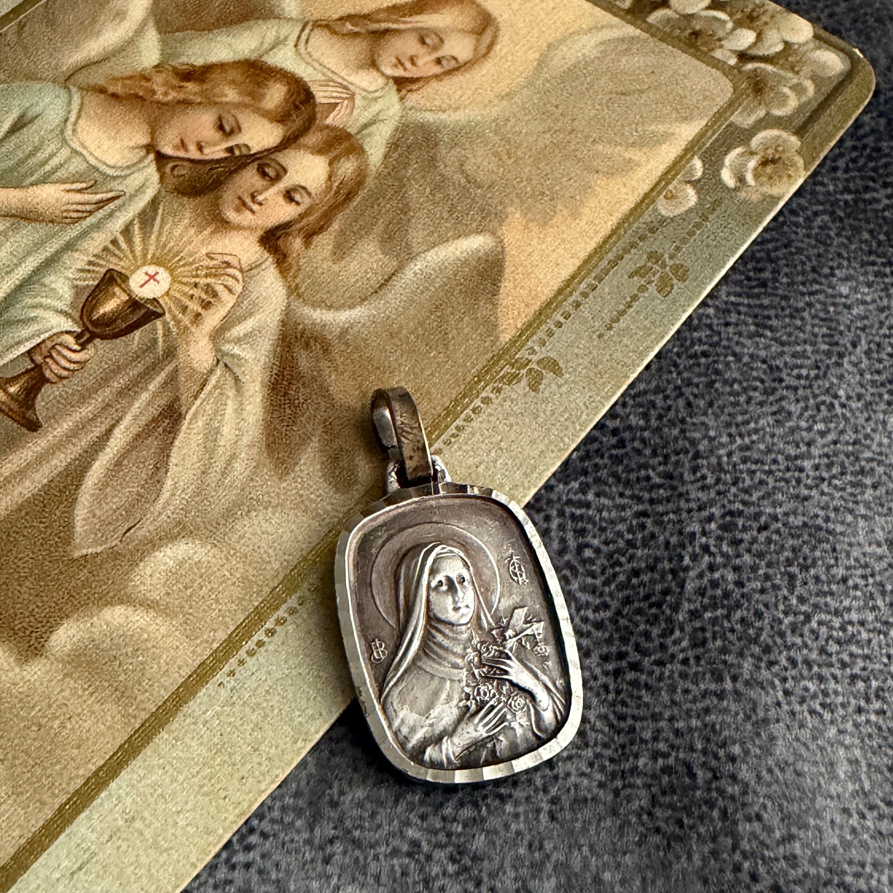 シルバー系 | Antique medaille Mary