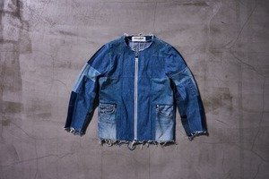 Denim zip-up jacket デニムジップアップジャケット