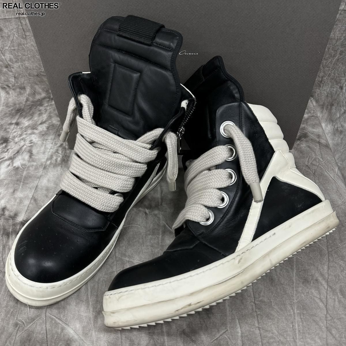 RICK OWENS GEOBASKET JUMBORACE 42 - 靴