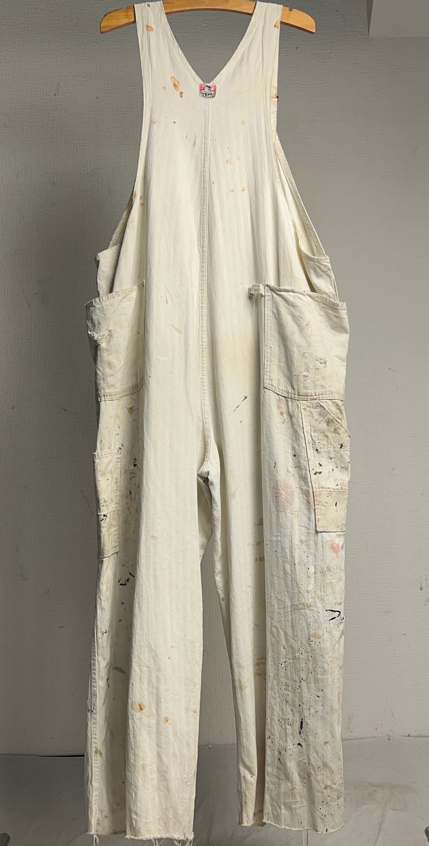 1950's BEN DAVIS HBT WHITE OVERALL 