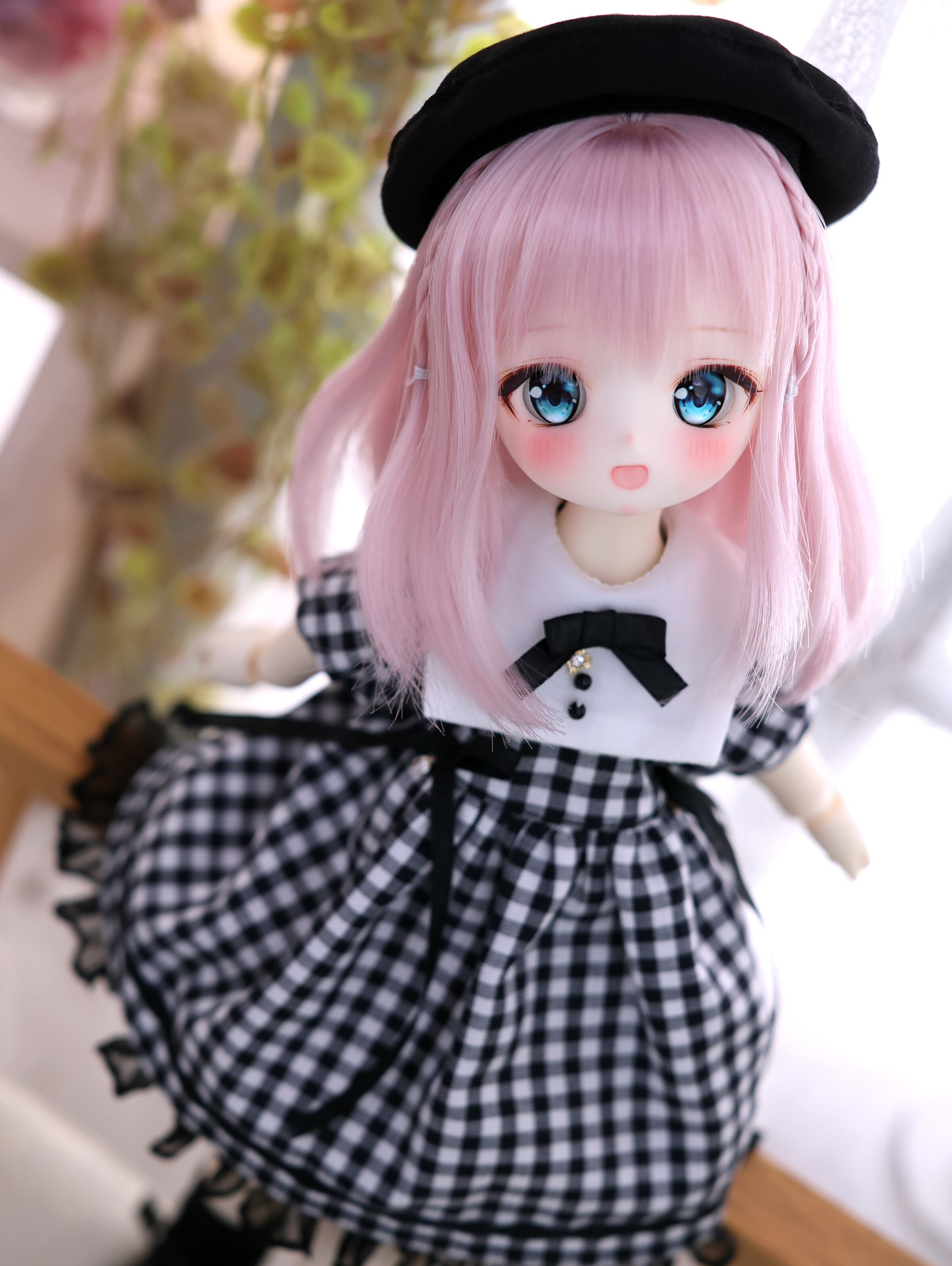 1/6 TinyFox / BabyKUMAKO【ギンガムチェックワンピセット】【Gingham