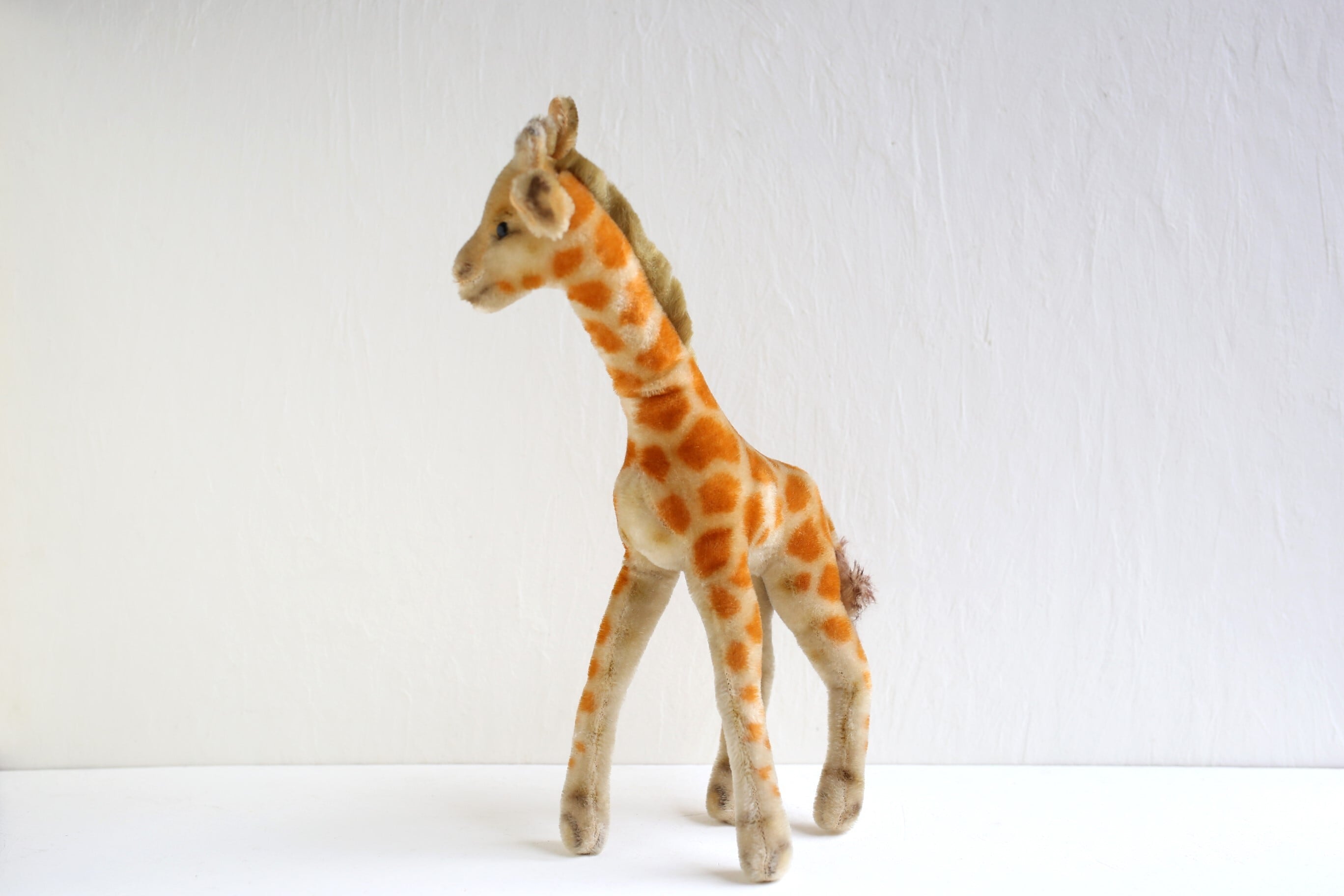 ドイツ ヴィンテージ Steiff シュタイフ キリン 『giraffe』高さ約34cm