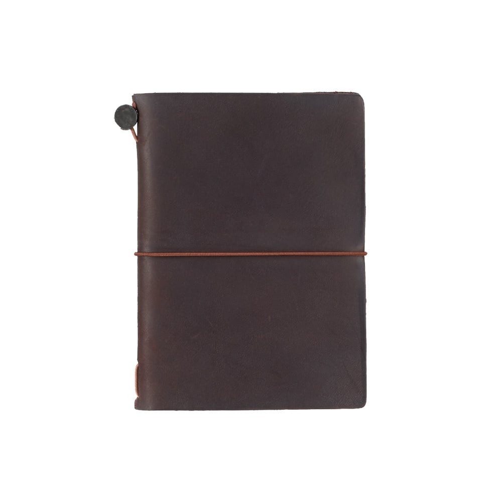 トラベラーズノート パスポートサイズ BROWN | 文華堂 ONLINE SHOP
