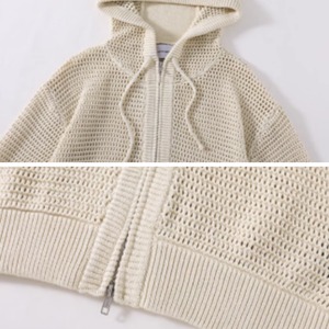 メッシュニットレトロパーカー　0822