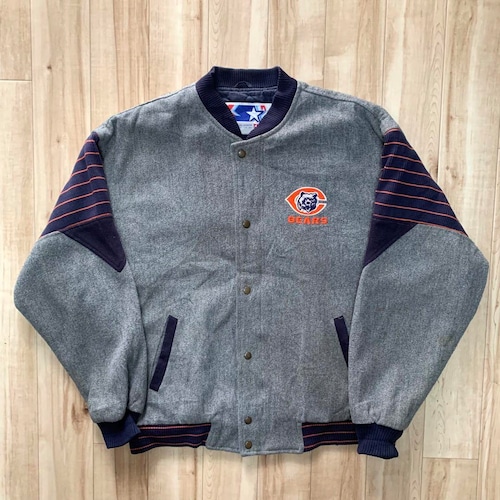 80s 90s STARTER CHICAGO BEARS ウールスタジャン