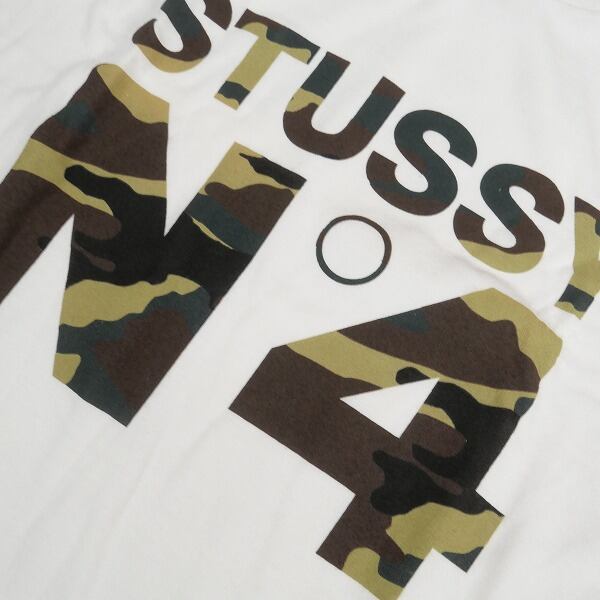 Size【XL】 STUSSY ステューシー N4 CAMO TEE WHITE/CAMO Tシャツ 白