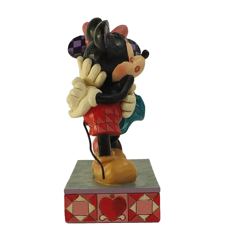 新品【Disney Traditions】ミッキー＆ミニー キスマーク ディズニー ミッキー＆ミニー キスマーク フィギュア プレゼント