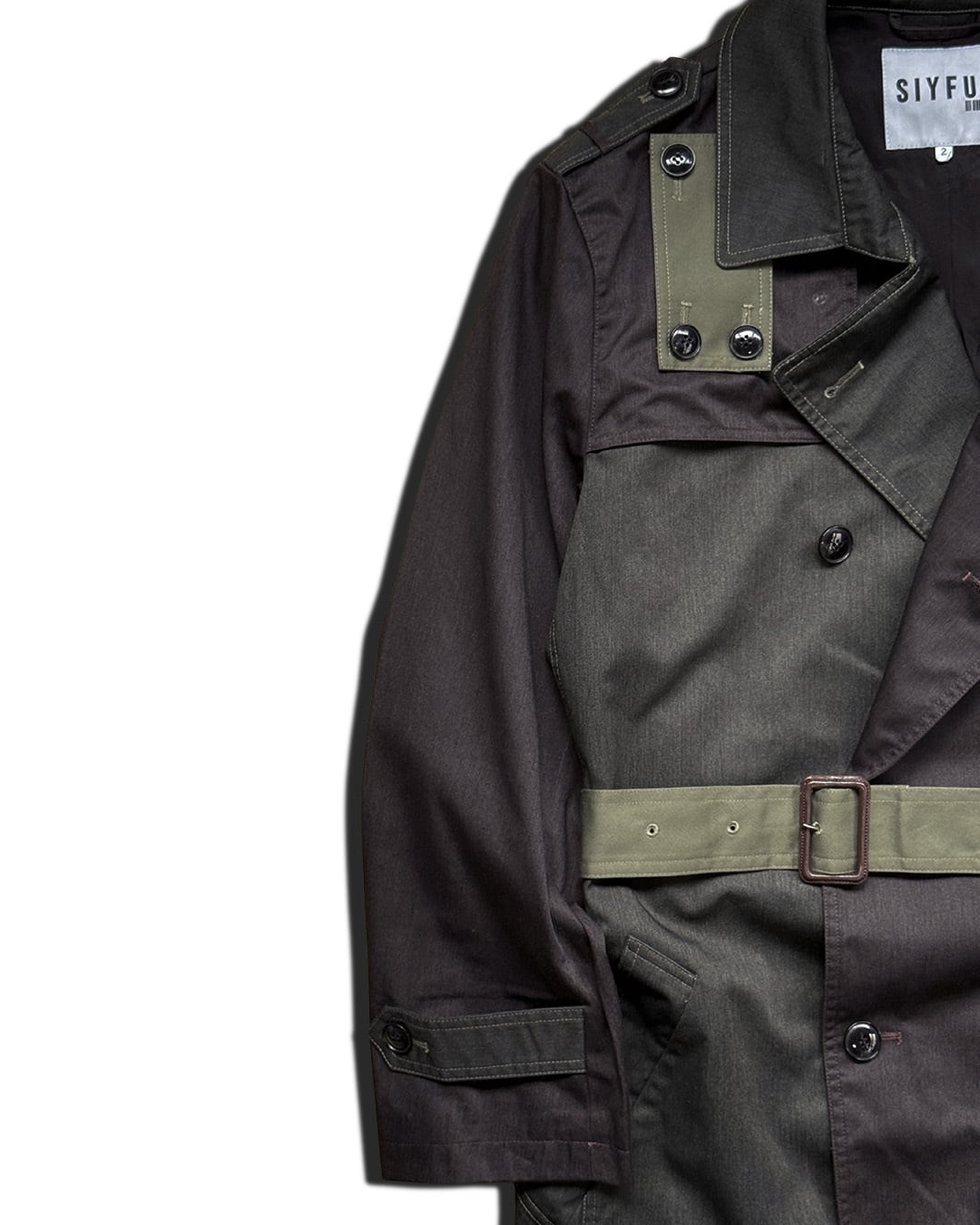 数量限定販売 】黒染めトレンチコートカーキ | 唯一無二の服づくり