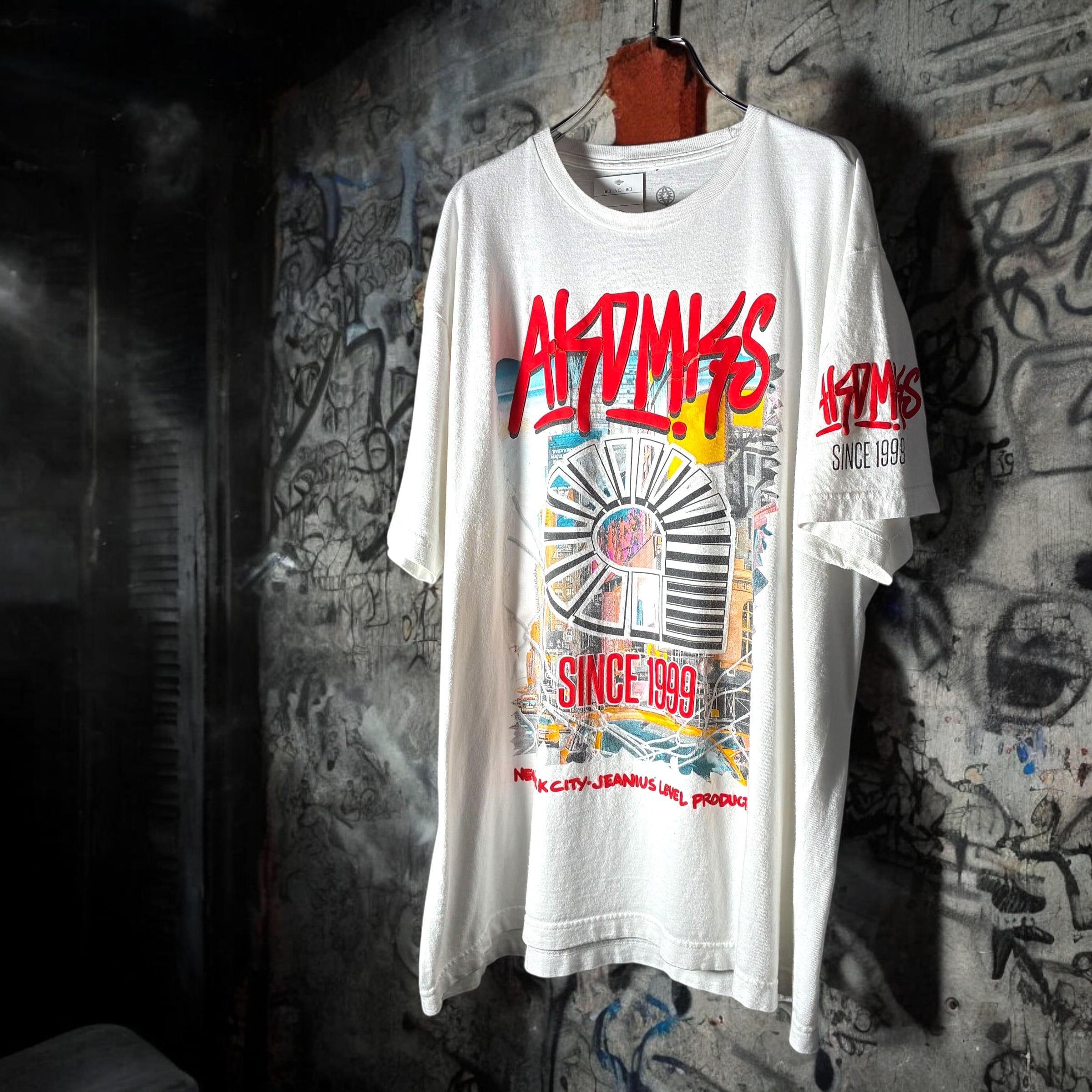 akademiks Hop Hop Tシャツ アカデミクス 白 XL | 古着屋 the moon