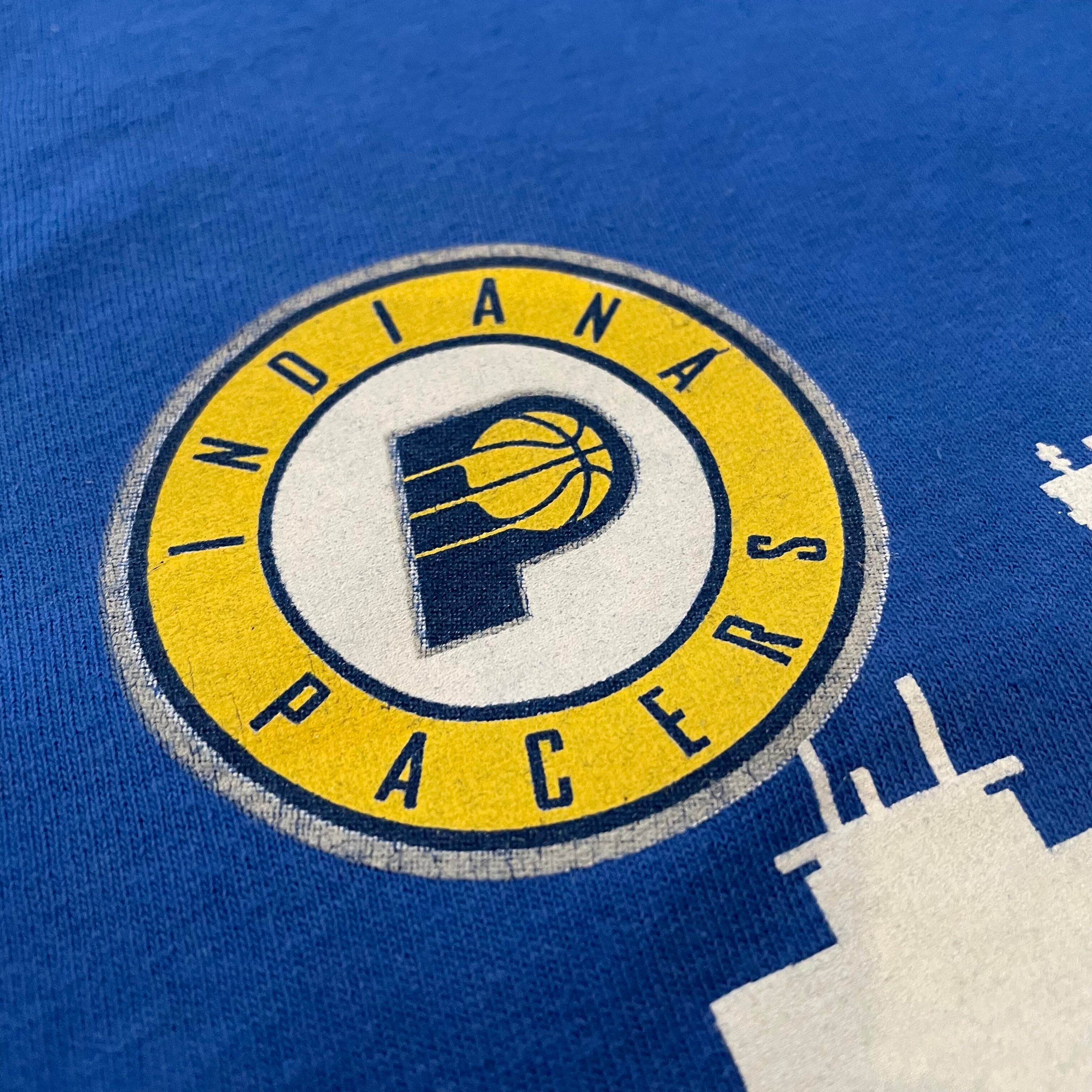 Gildan Nba Indiana Pacers インディアナペイサーズ バスケ プリント Tシャツ Xl オーバーサイズ Us古着 古着屋手ぶらがbest