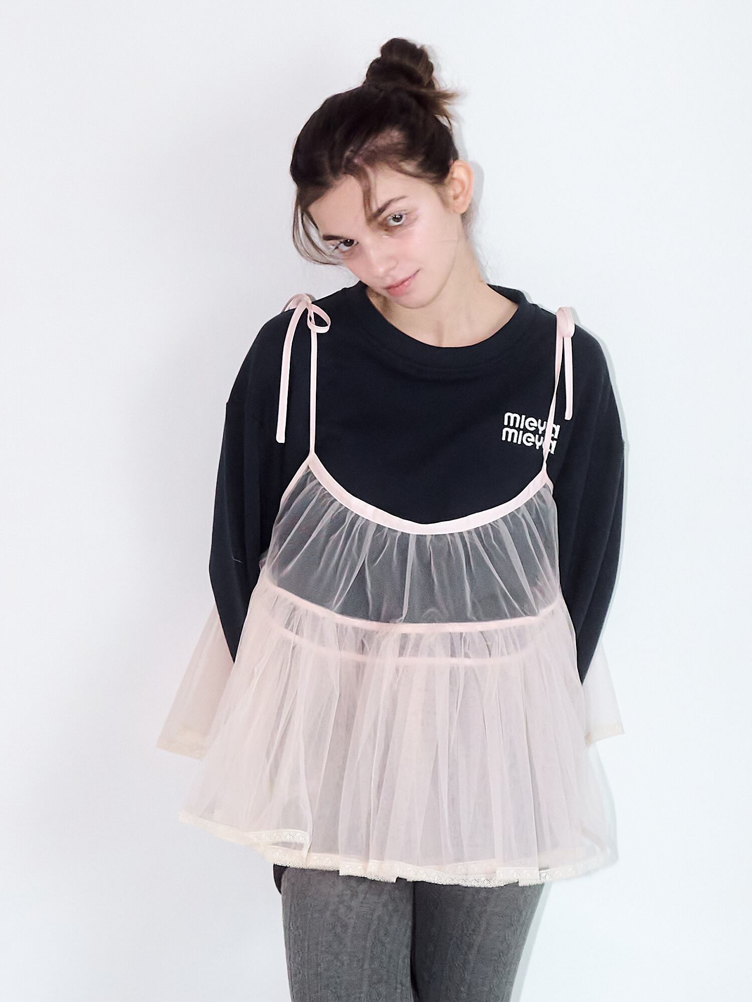 mieya LOGO PULLOVER -NAVY- | mieya mieya