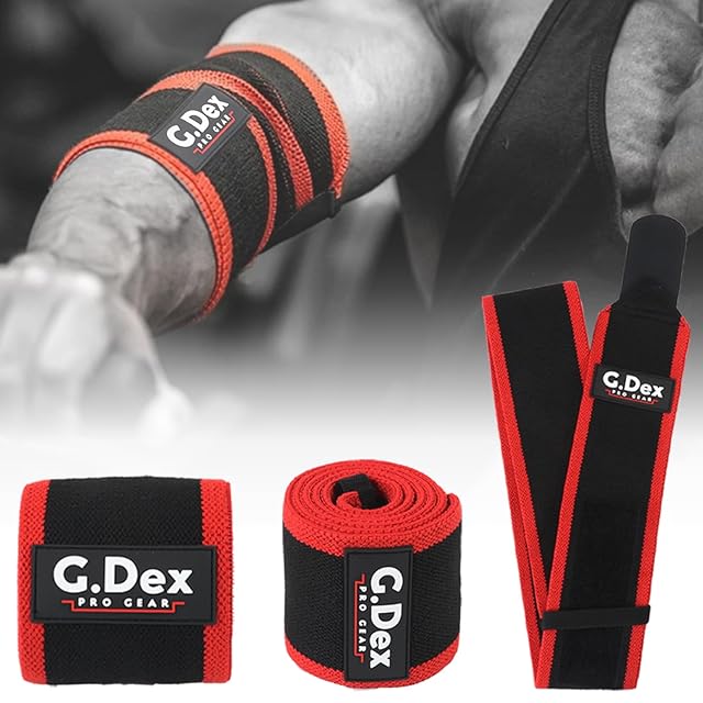 G.Dex] エルボーラップ エルボースリーブ ひじ用ラップ 筋トレ