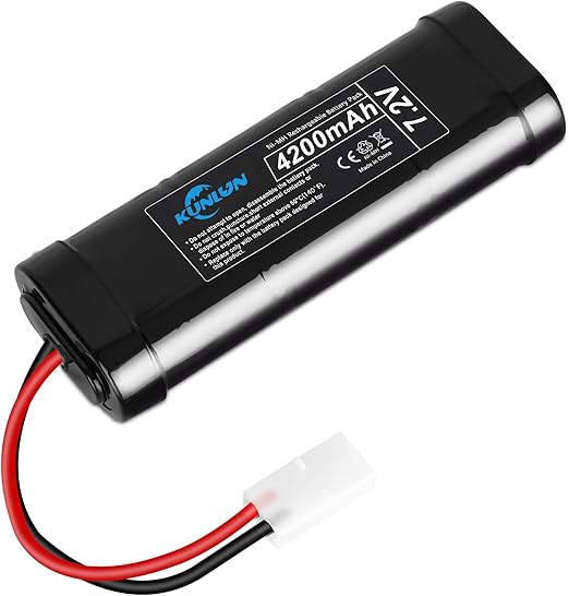 ラジコン バッテリー7.2v NiMH ニッケル水素バッテリー 4200mAh KUNLUN