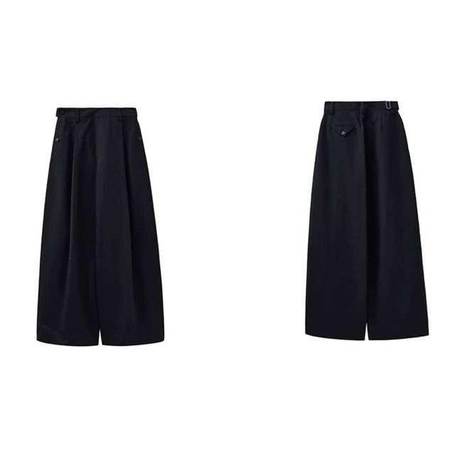 【タック入りワイドパンツ 】P00901