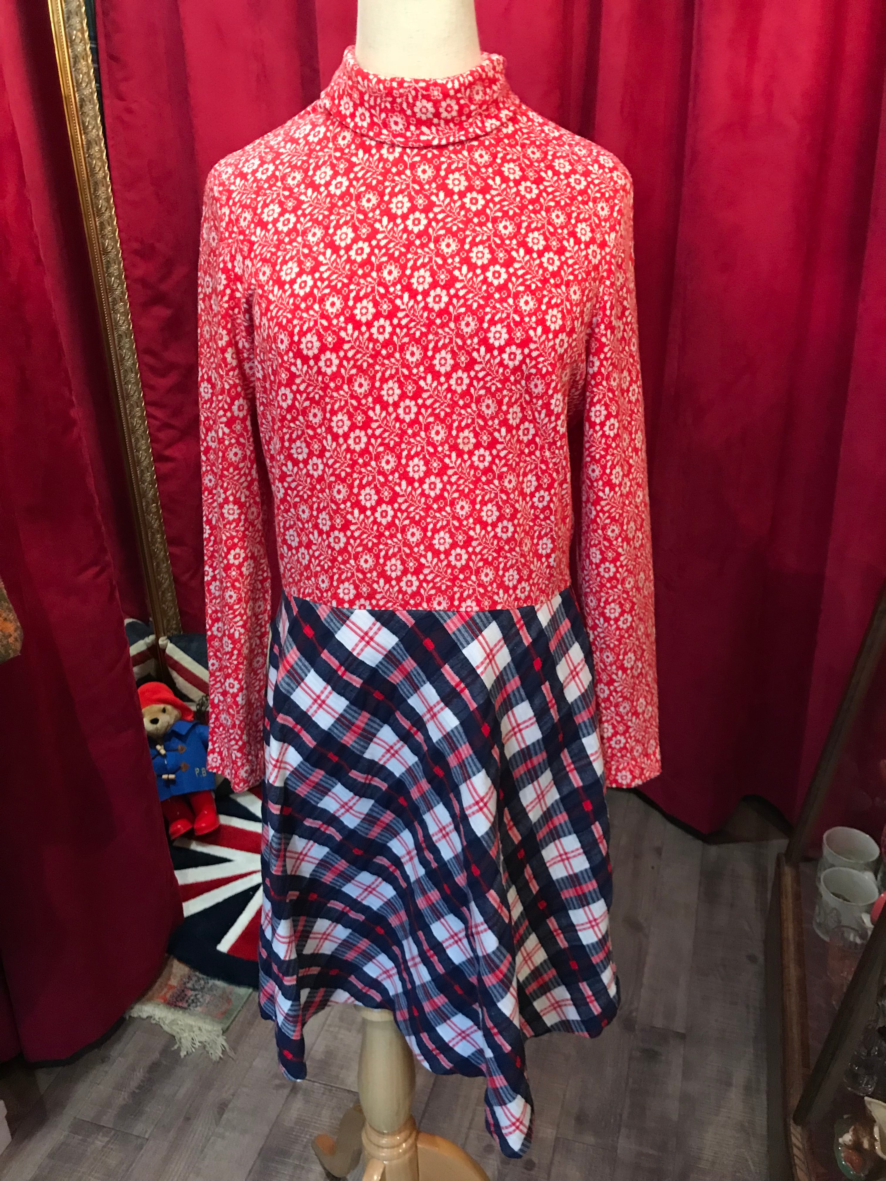 英国70’sVintageワンピース
