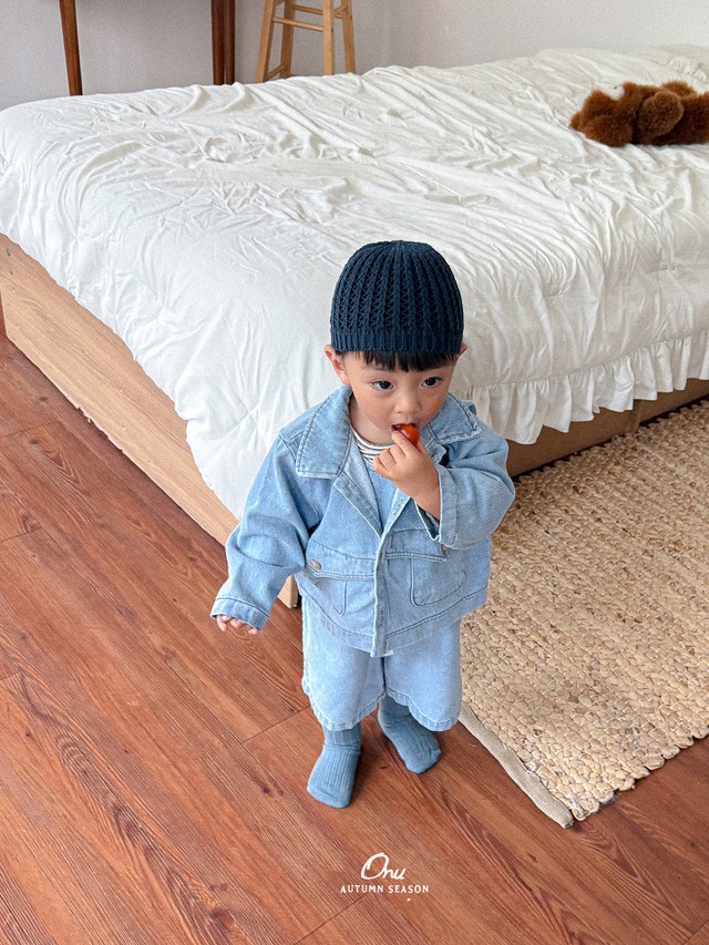 〘予約〙onu / Pocket blue jacket