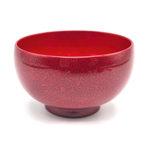 津軽塗（七々子塗）バカ塗り・汁椀・漆器・伝統工芸・No.260312-04・梱包サイズ60