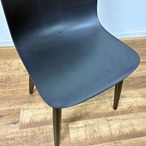 MAGIS TROY wood legs Chair SD2502 black beech × PP black 1763C マジス トロイ ウッド レッグス チェア ブラックビーチ × ブラック デザイナーズ家具 保証あり【未使用品】【200サイズ】