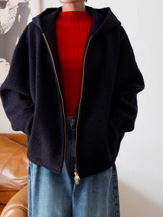 282. passione パシオーネ ブークレブルゾン(navy/off white) (46429)