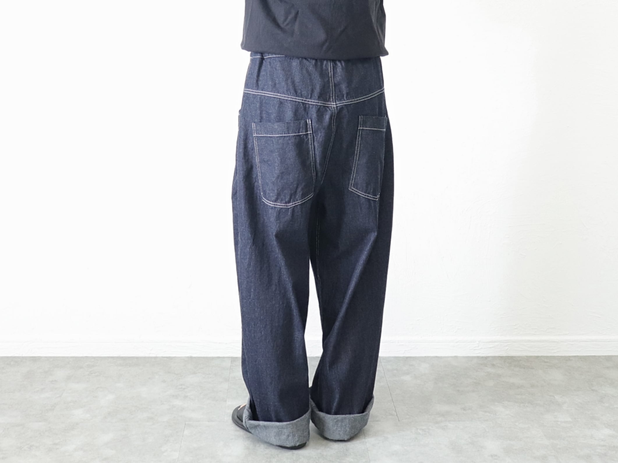 NARU FACTORY / 8オンス ムラデニム ノッポパンツ - INDIGO | Mr