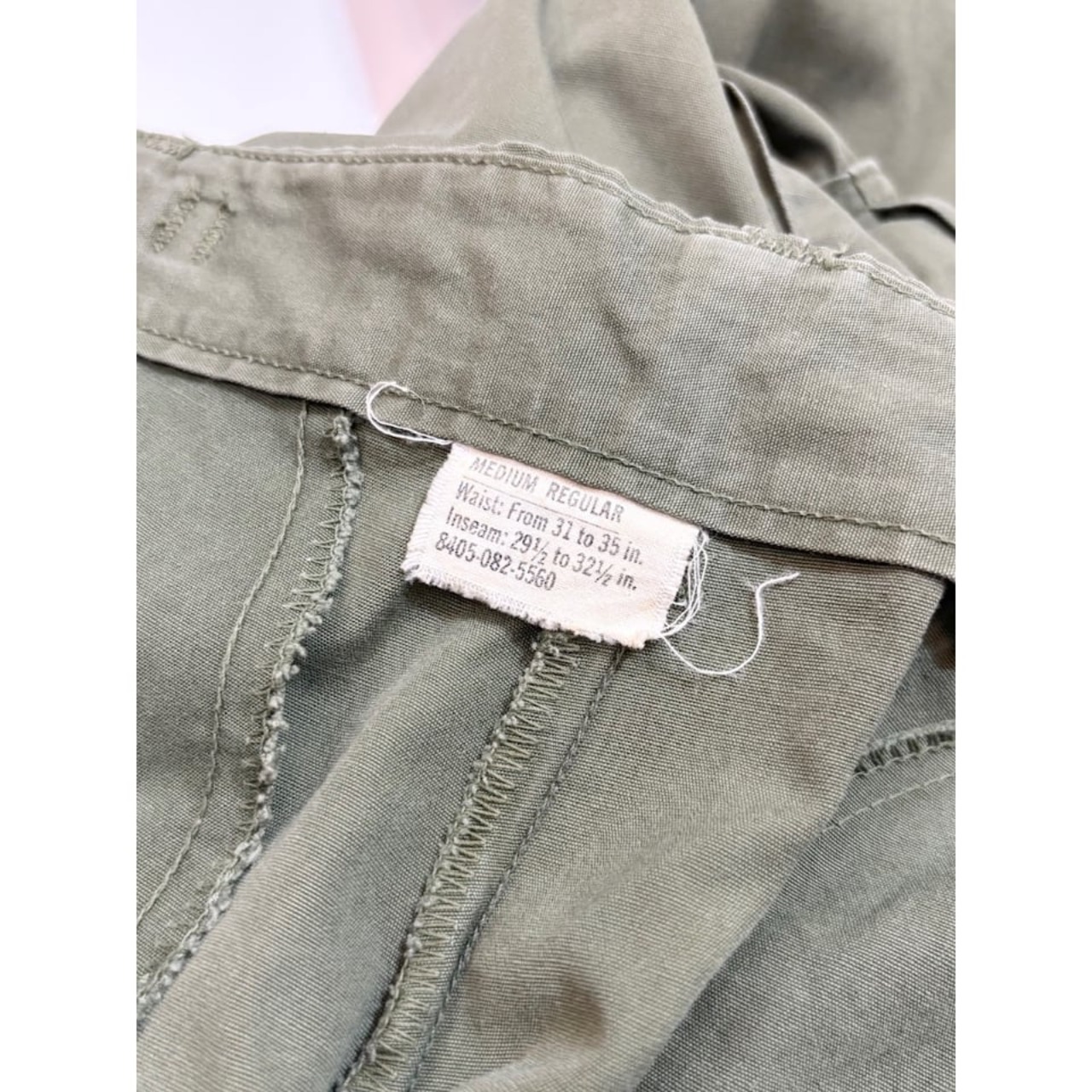 60s US AMRY Jungle Fatigue PANTS "3rd TYPE" Size MEDIUM-REGULAR_1