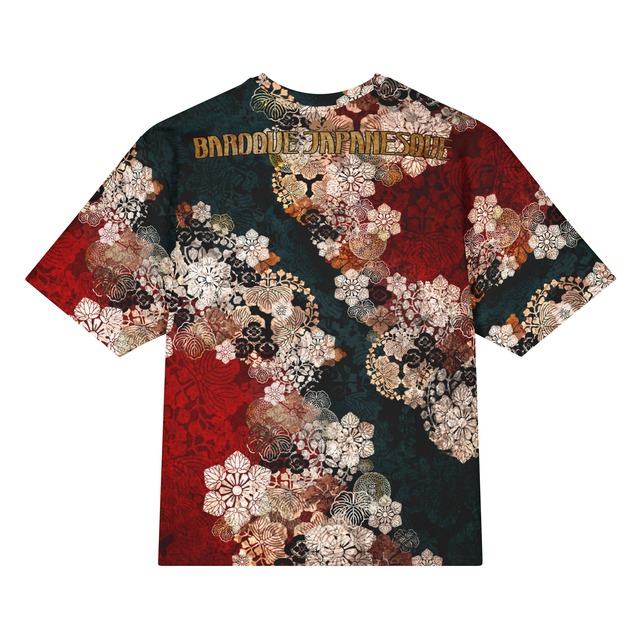 和紋様装飾　深緑　和柄ユニセックス 150G Breeze Tシャツ