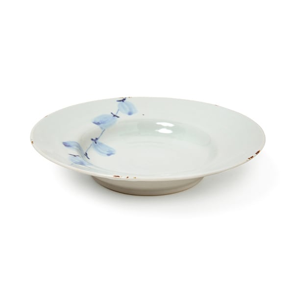 古染吊るし柿紋23cmパスタ皿