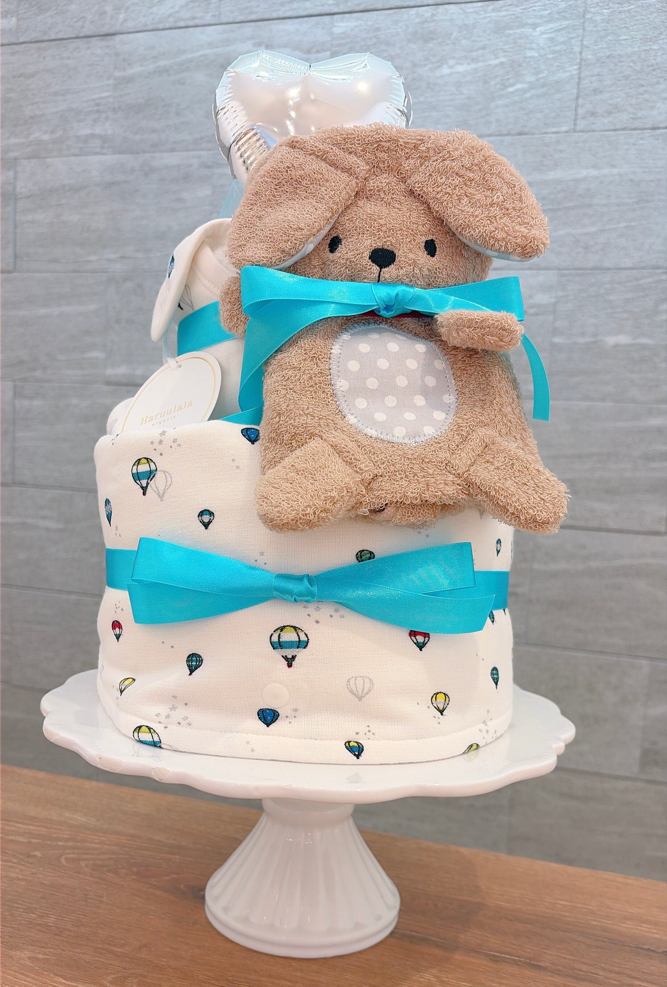 男の子のおむつケーキ