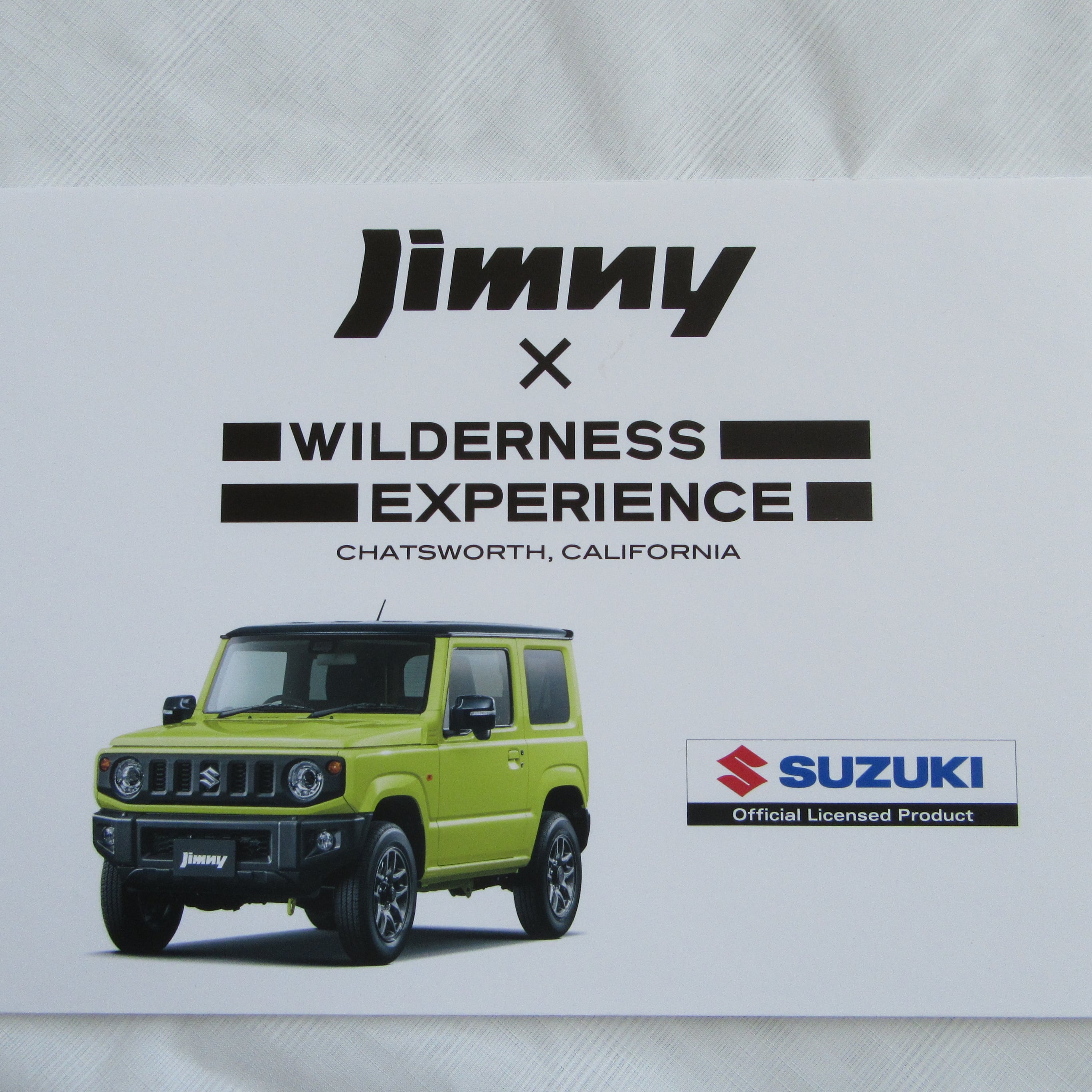 Jimny×WILDERNESS EXPERIENCE キャリアポケットTシャツ ホワイト