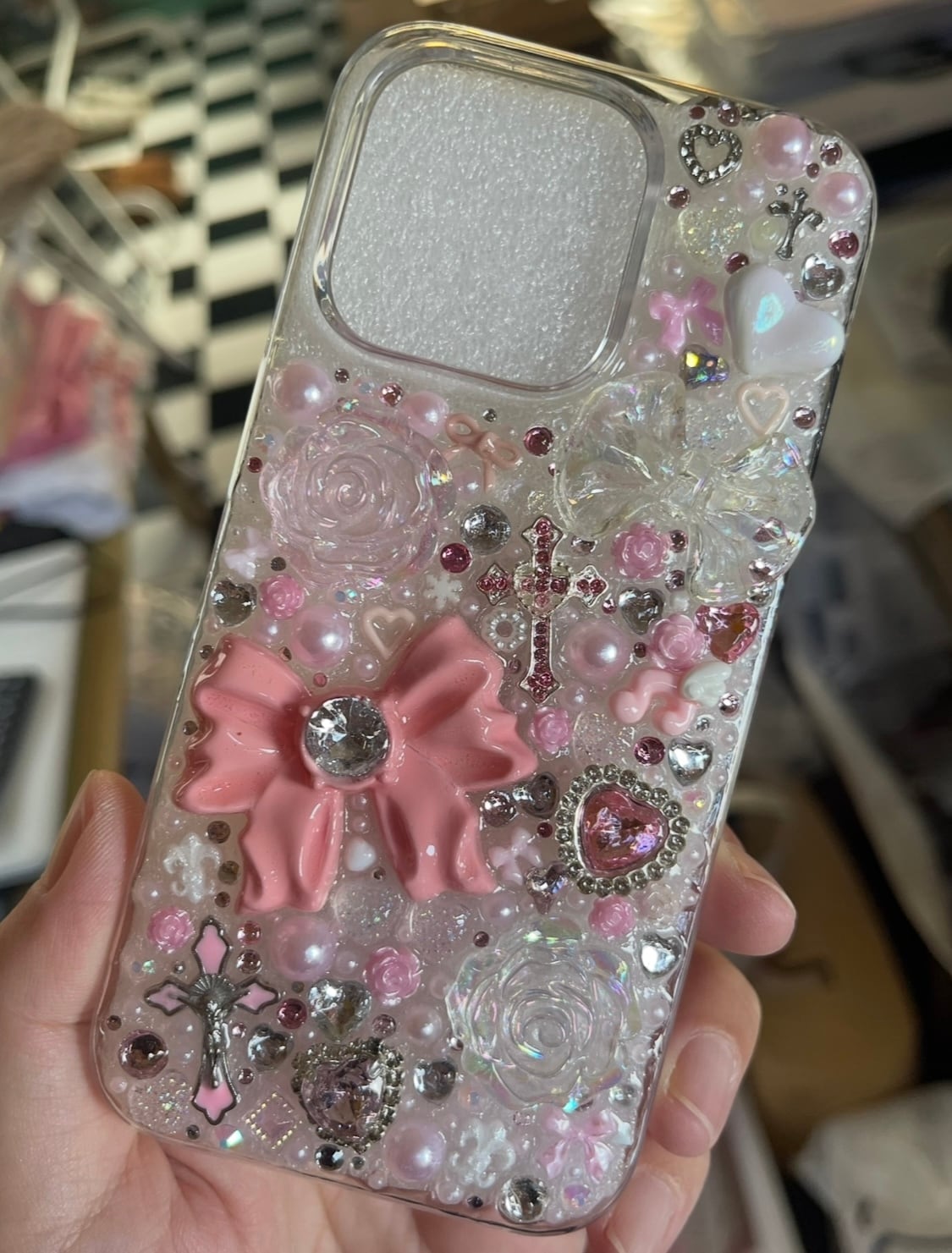 iPhone スマホケース デコ電 デコケース デコアイテム デコレーション