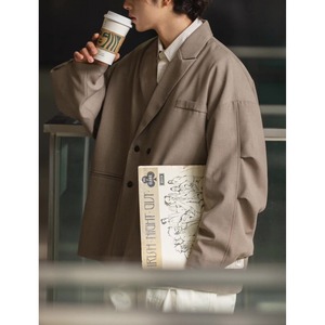 Oversized double breasted jacket 0360