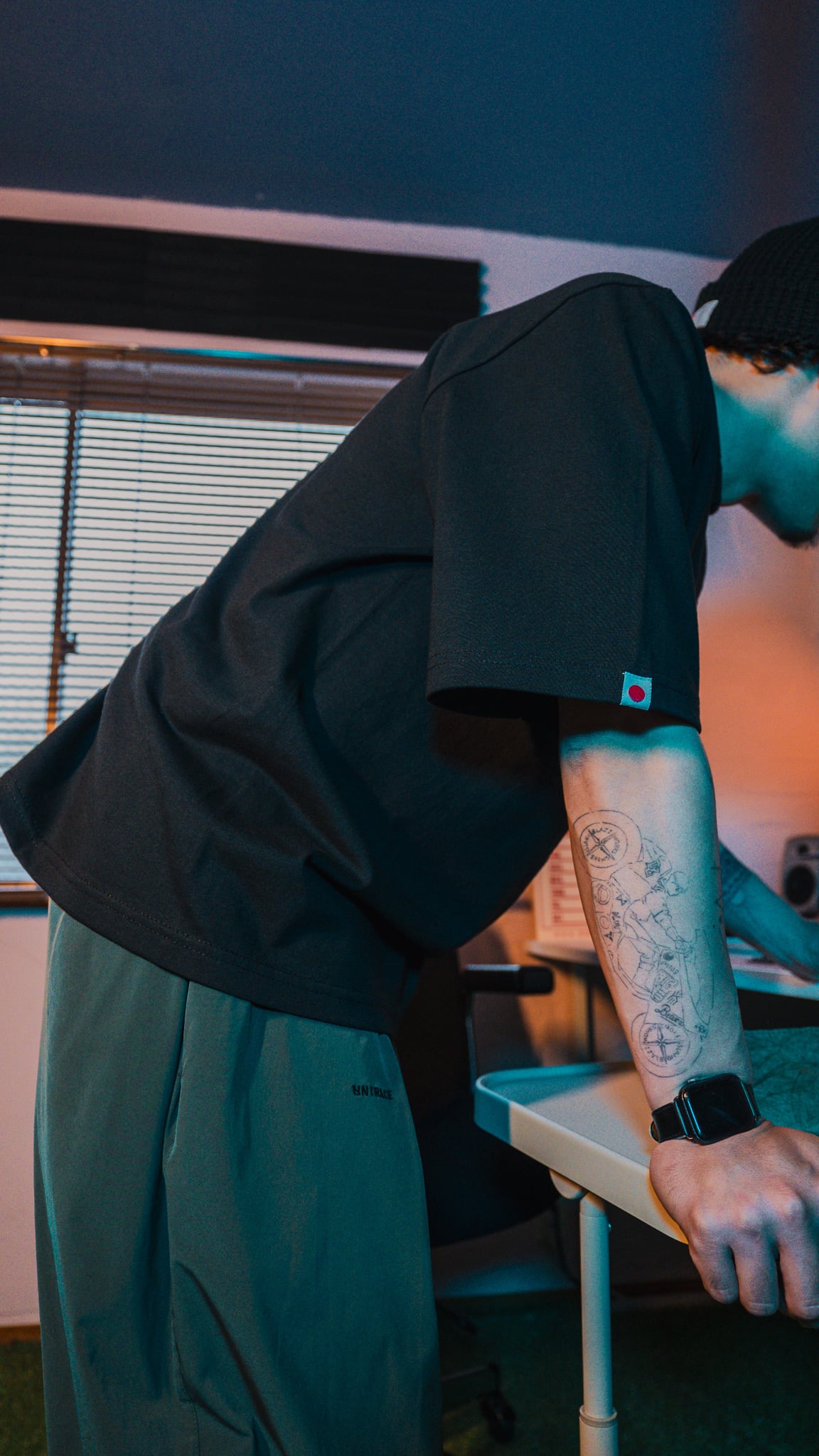 BZWS 7.5oz U.S.A Cotton OverSized T-Shirt [BLACK] | blazz works