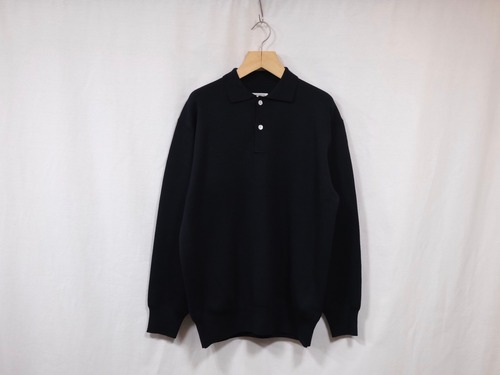UNIVERSAL PRODUCTS.” HAIGHT GAUGE SMOOTH KNIT POLO NAVY”
