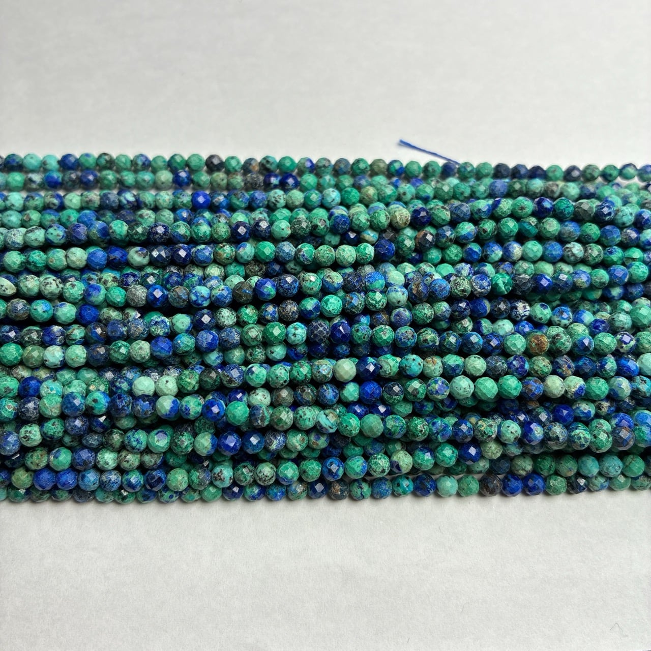 アズライト ラウンド 青/緑 3.3㎜ | K0019