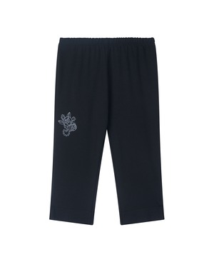 [eessay] ROSE CAPRI PANTS - BLACK 正規品 韓国ブランド 韓国通販 韓国代行 韓国ファッション エッセイ e.e.s.s.a.y 日本 店舗