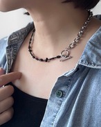Minuit Double（ミニュイ ドゥーブル）ー 重ね付けを楽しむチェコヴィンテージガラスビーズ ネックレスセット (4WAY)