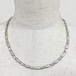 Vintage 925 Silver Link Necklace Made In Czechoslovakia