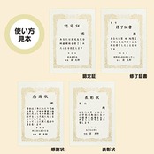 オキナ 賞状用紙 A4 横書き 10枚 プリンタ対応 SX-A4Y