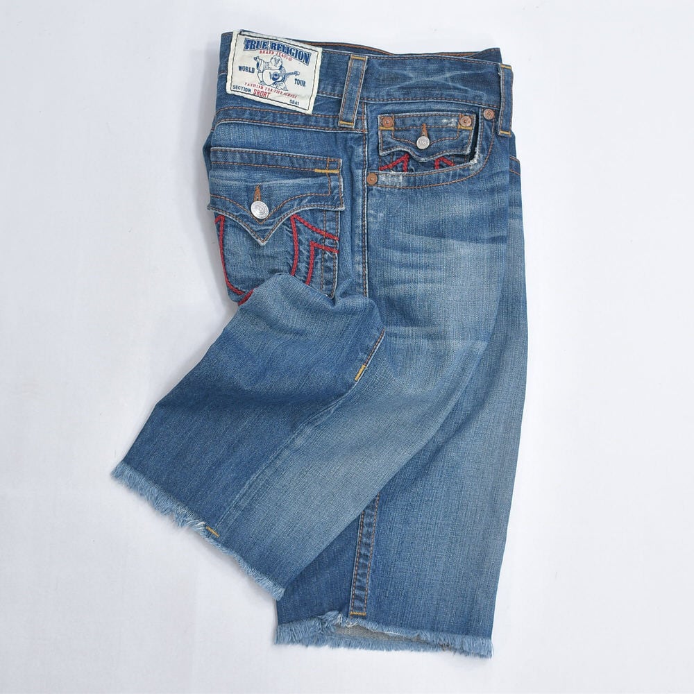 00s～ USA製 True Religion トゥルーレリジョン カットオフ デザイン