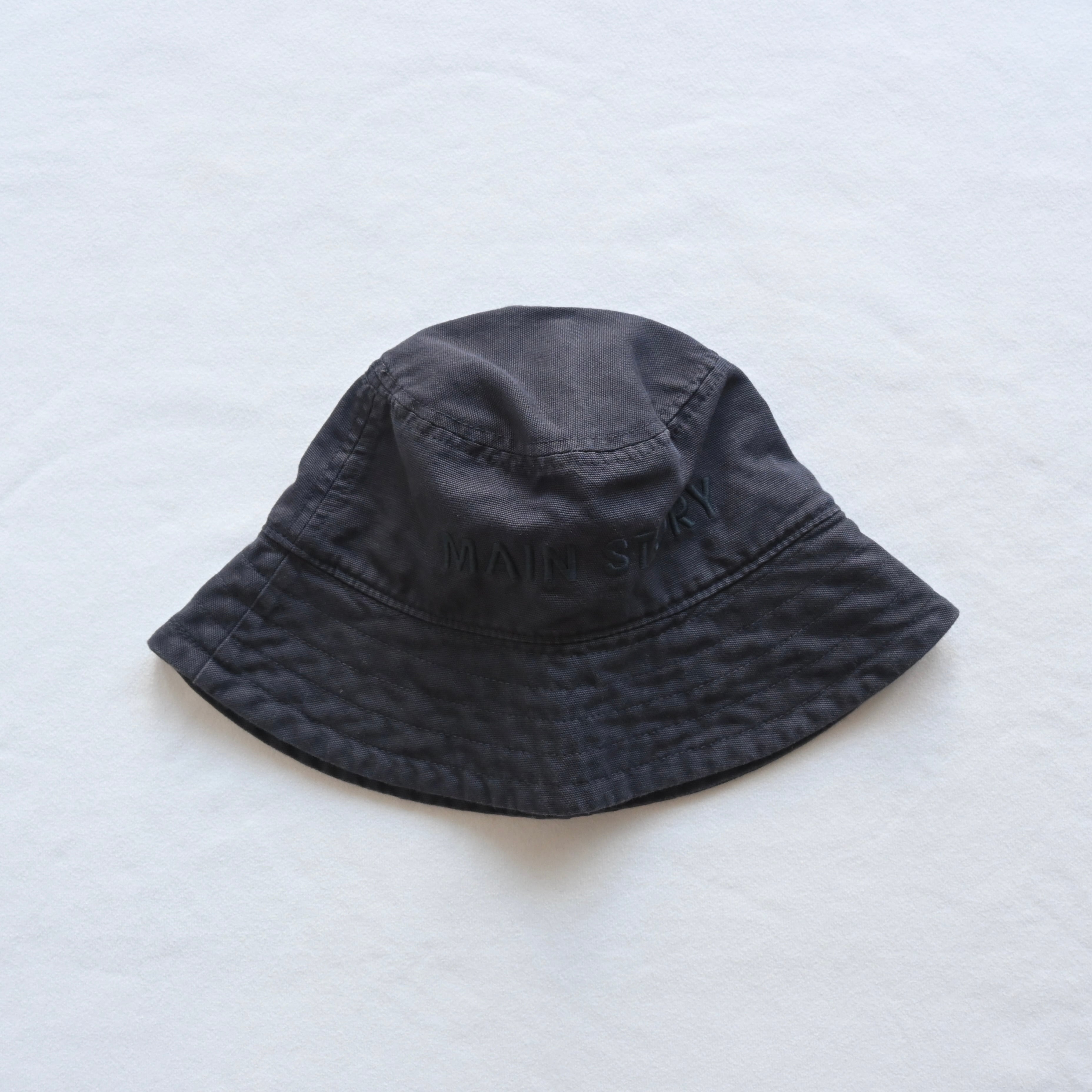 帽子 main story / Bucket Hat Black (S/M) main story Bucket Hat Asphalt