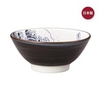 【2セット】北斎富士 17.5cm そば丼 美濃焼