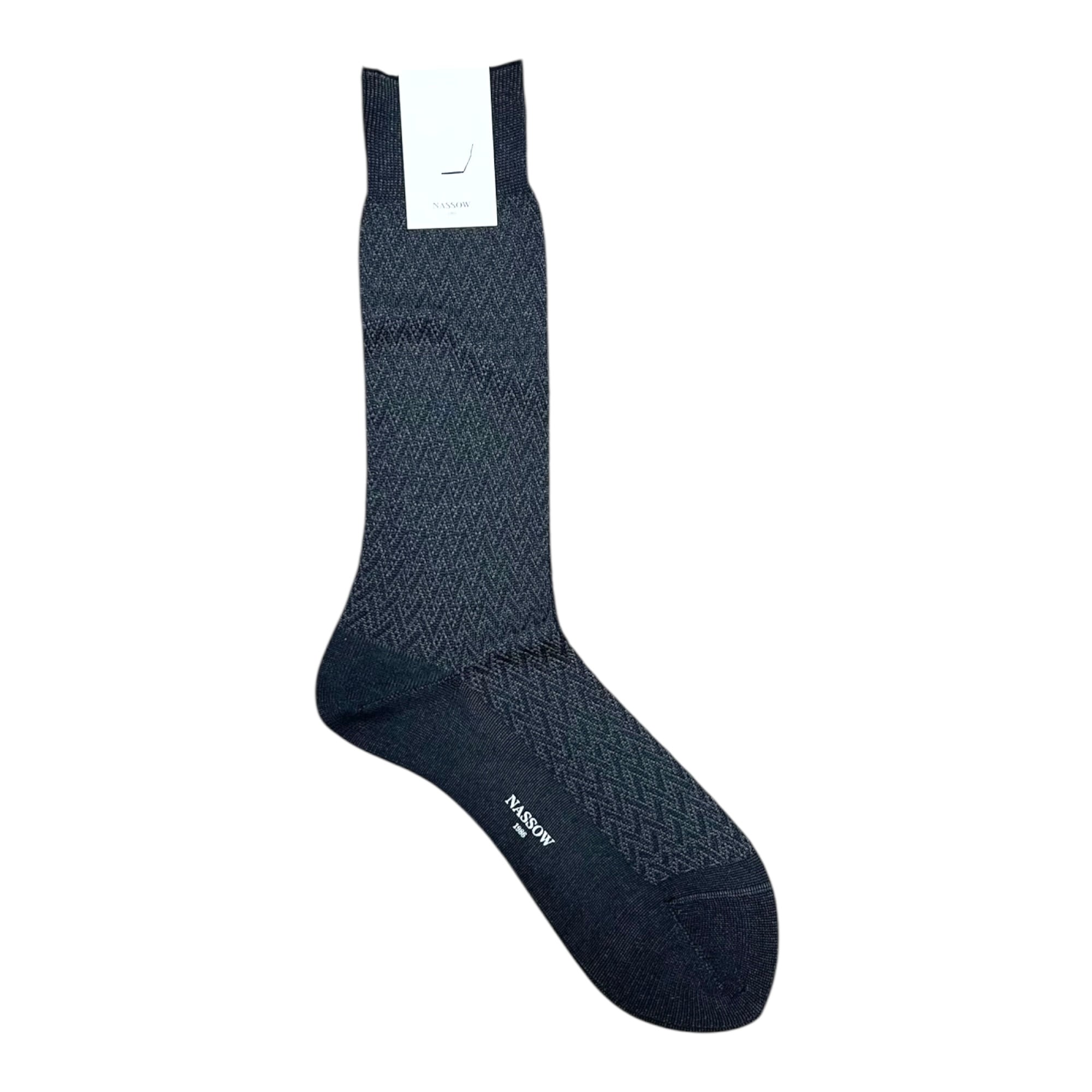 NASSOW(ナッソー) HERRINGBONE DRESS SOCKS/1252105/11